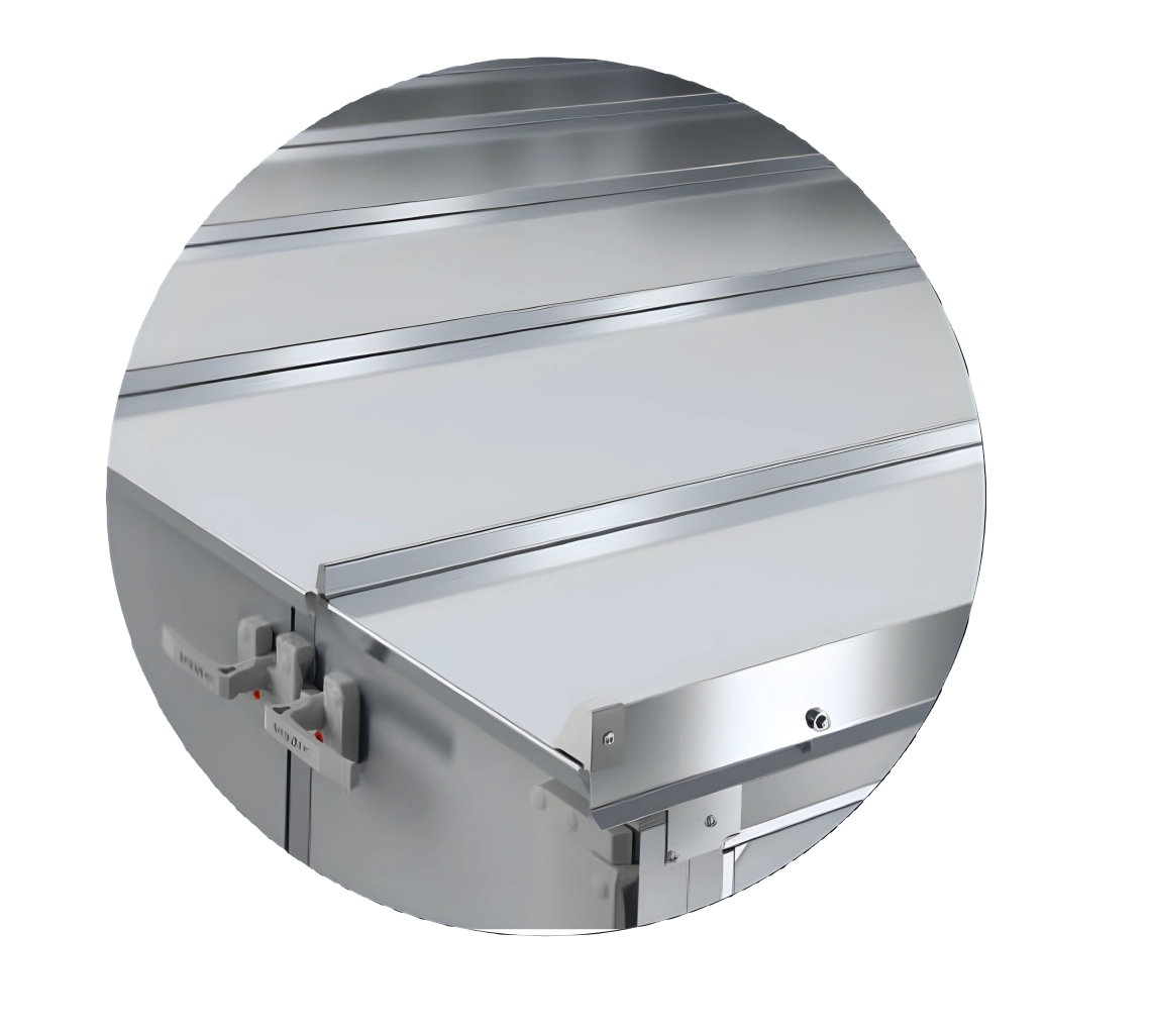 The sealed roof of the MyCond WindMe installation provides reliable protection against external influences