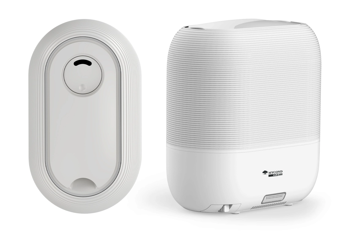 Ultraljudsluftfuktare MyCond H:LUMI 300 kompakt design, tyst drift