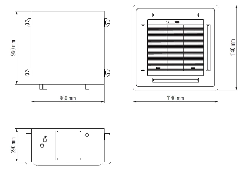 MyCond MCFK-A2/4 övergripande dimensioner - 4
