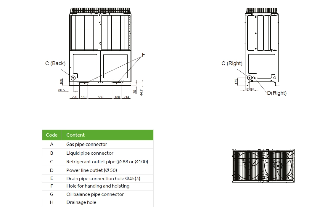 MyCond MRF 6 övergripande dimensioner - 2