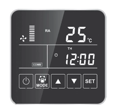 MyCond MVS***-DW kontrollpanel för ventilationsaggregat