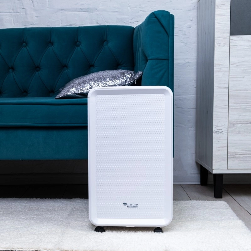 MyCond Roomer Smart avfuktare minskar effektivt luftfuktigheten inomhus.