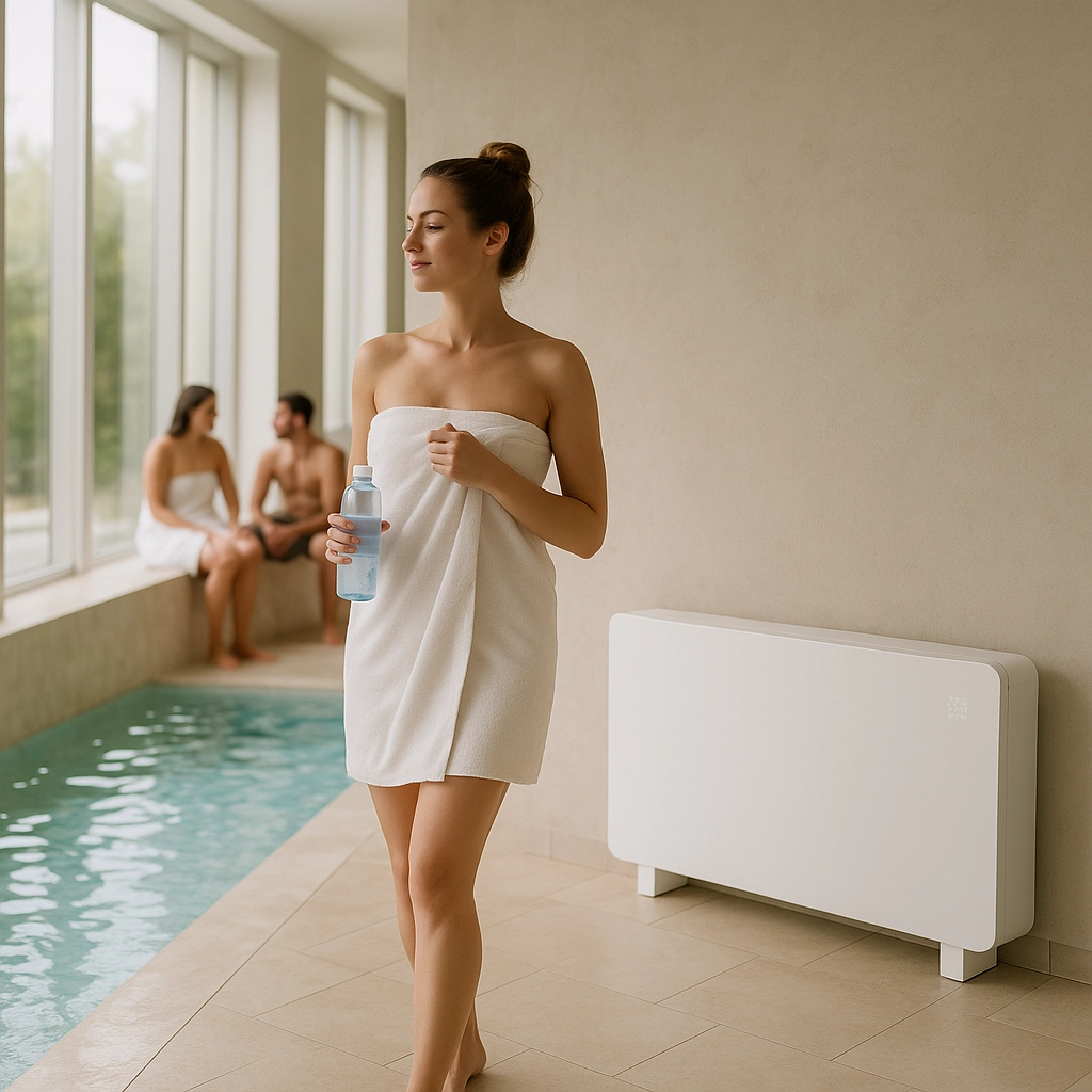 Energieffektiv poolavfuktare med låg ljudnivå från Mycond MBA-G