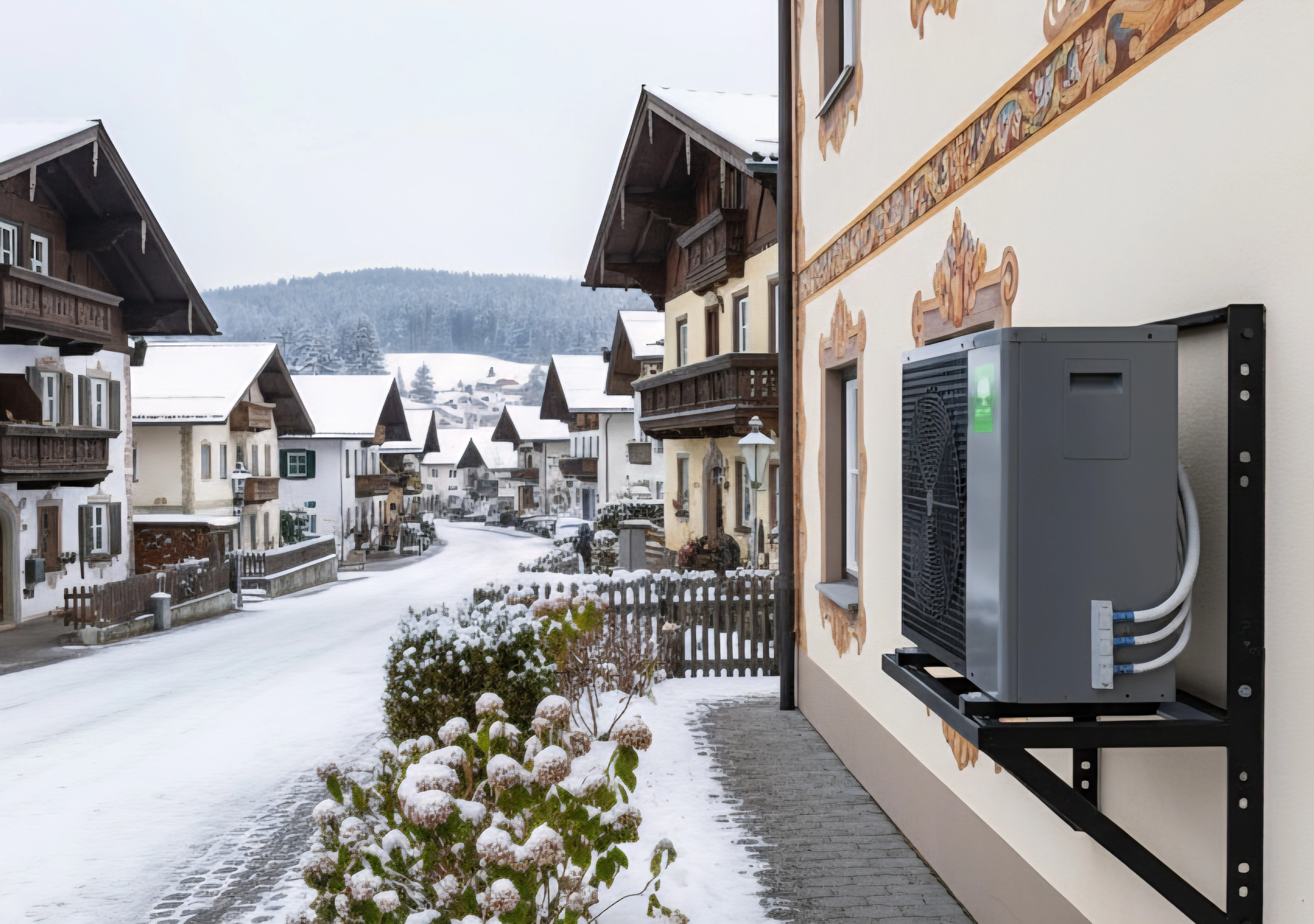 Hög nivå av uppvärmning i Mycond BeeHeat värmepump