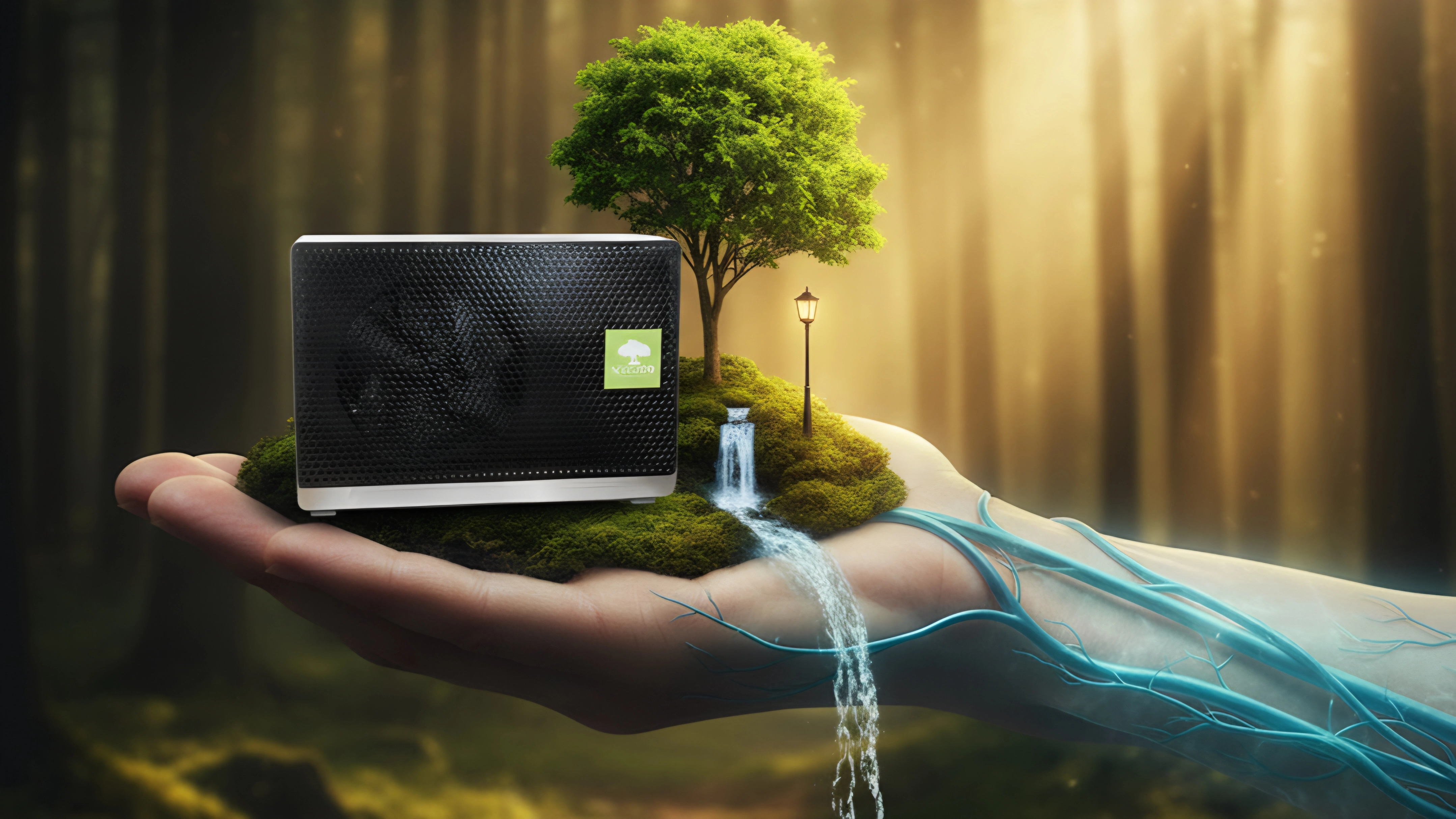 Inverter värmepump med R32 kylmedium Mycond BeeSmart