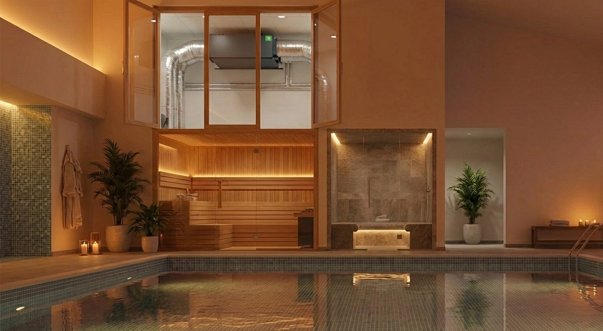 Kanalavfuktare för simbassänger: Energisparande teknologier från Mycond MSHAC