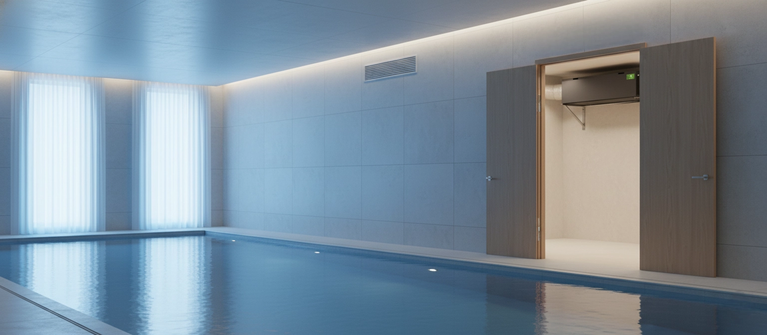 Kanalavfuktare för simbassänger: Ren och torr atmosfär från Mycond MSHAC