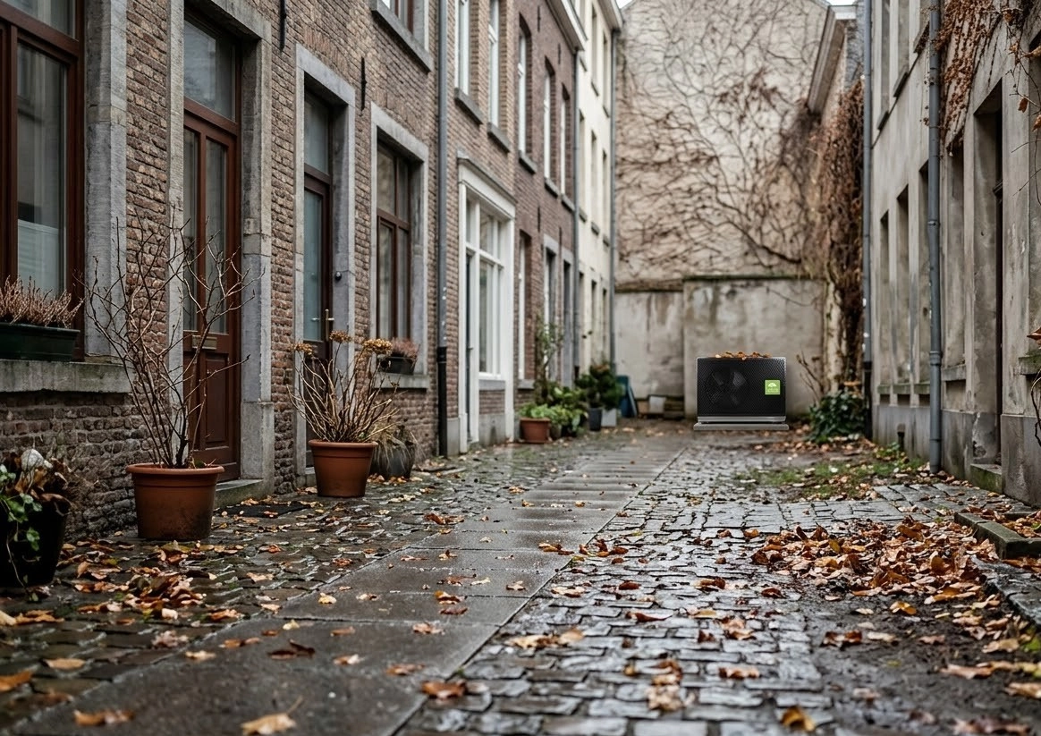 V&auml;rmepump f&ouml;r l&auml;genhet, komfortabel drift i stadsmilj&ouml; Mycond BeeSmart