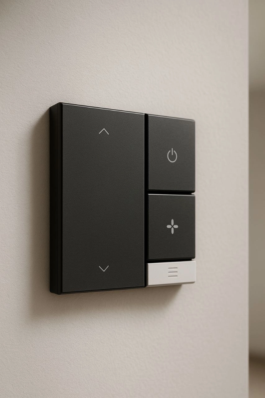 V&auml;ggmonterad hygrostat med exakt fuktighetssensor Mycond Link