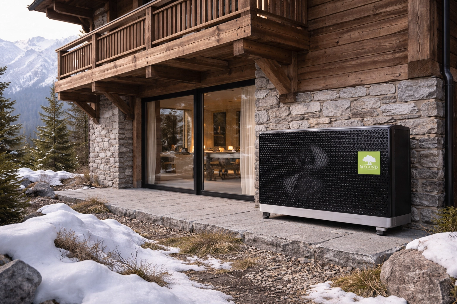 V&auml;rmepump f&ouml;r l&auml;genhet, komfortabel kylning och uppv&auml;rmning Mycond BeeSmart