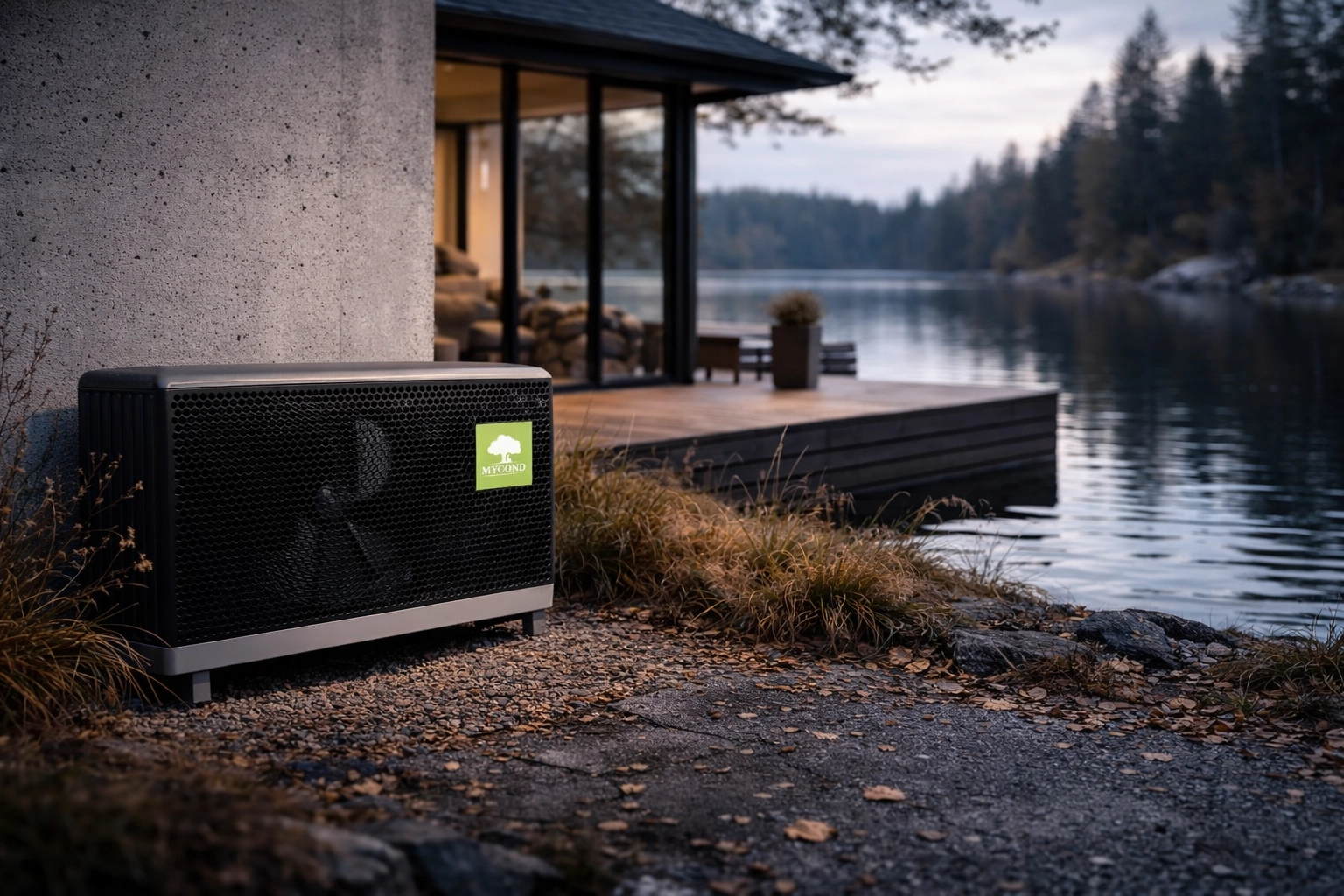 V&auml;rmepump f&ouml;r l&auml;genhet, modern klimatsystem - Mycond BeeSmart