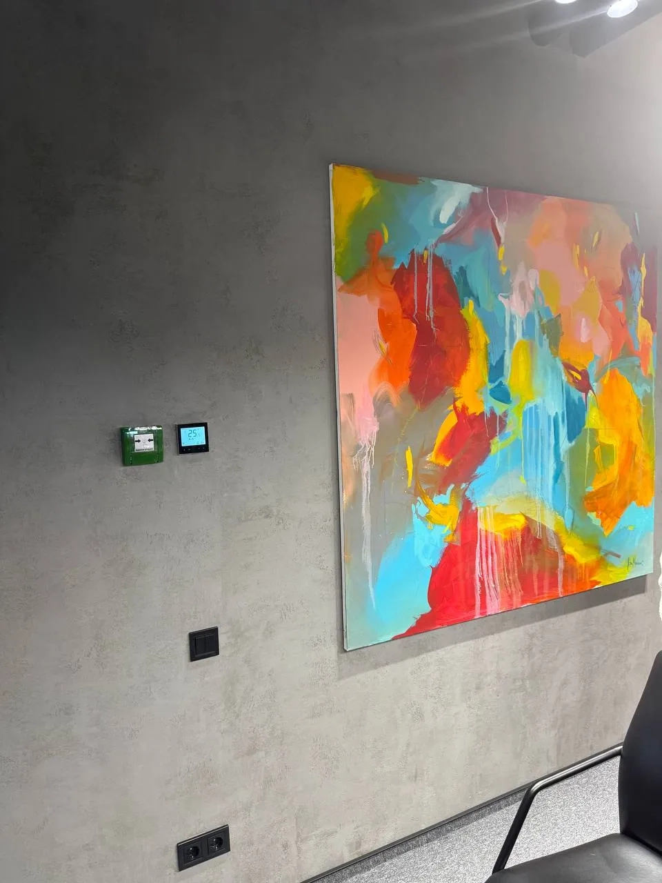 Utställningshall med Mycond-termostat