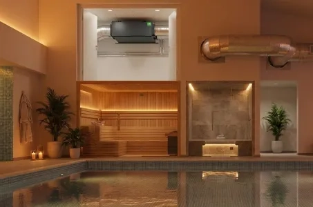 Krav på utrymmet för kanalluftavfuktaren MSHA(C): teknikrum, luftkanaler, utrymme och kontinuerlig drift