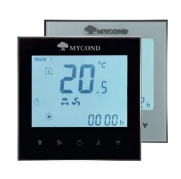 Fläktkonvektortermostat Mycond TRF-B2 vit/svart