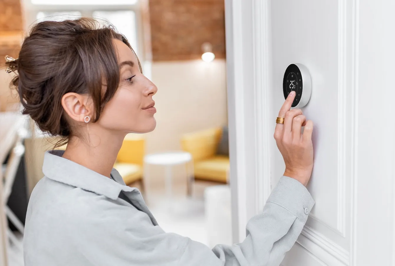 Installation av termostat och golvtemperaturgivare