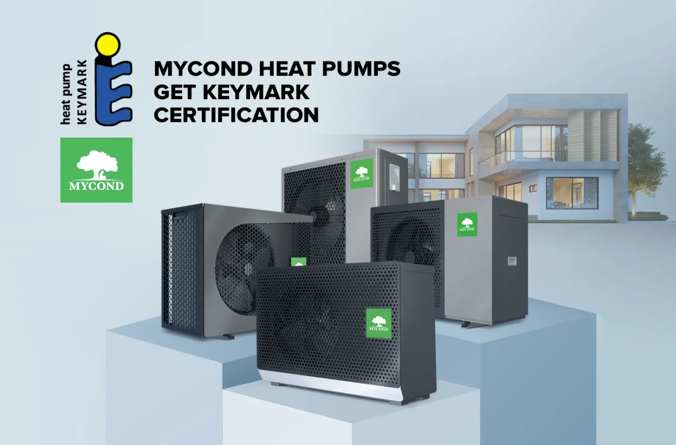 Mycond värmepumpar har certifierats av Keymark!