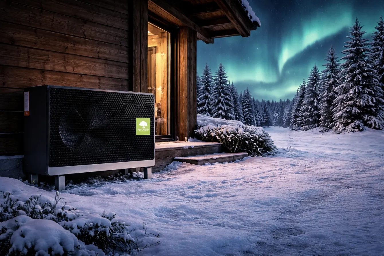 Mycond BeeSmart MHCS 035 mot Vaillant aroTHERM Split VWL 85/7.2: värmepumpar bedöms efter intyg, inte broschyr